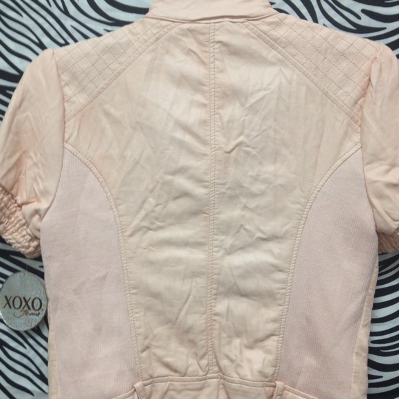 Pink Leather Jacket. - Picture 2 of 2