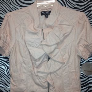 Pink Leather Jacket.