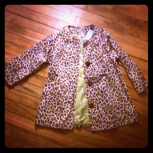 🎁 Leopard print jacket, NWT