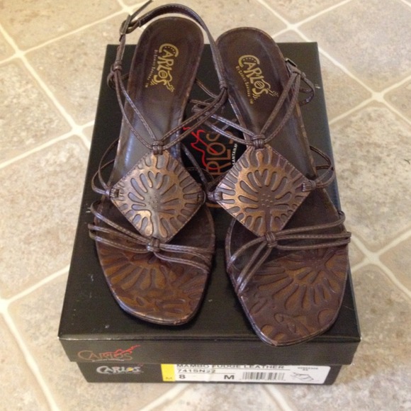 Carlos Santana Strappy Sandals