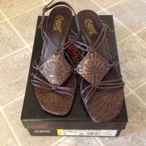 Carlos Santana Strappy Sandals