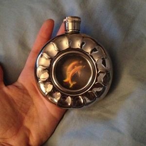 Two dolphins flask!!