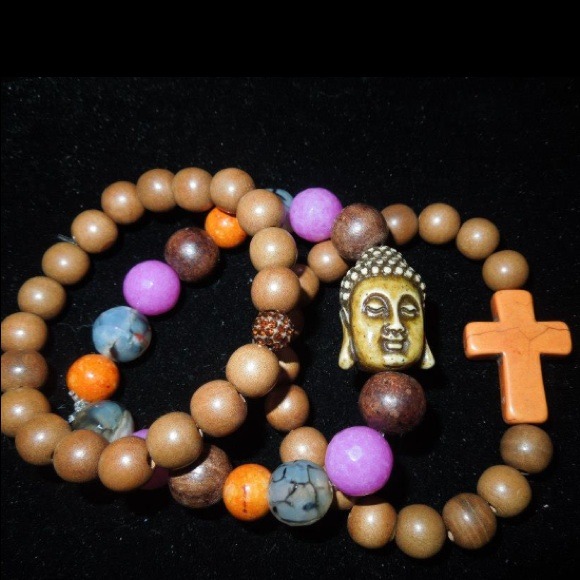 Handcrafted Stretch Set of Bracelets