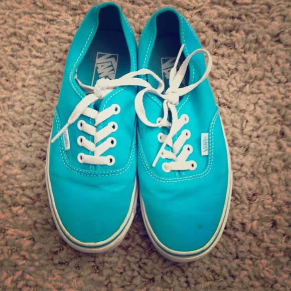 🚫SOLD🚫Turquoise vans