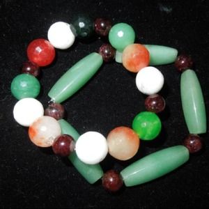 Handmade Gemstone Stretch Bracelet