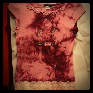 Sisley top with lace and crystal detail