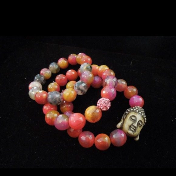 Stretch Buddha Bracelet Set