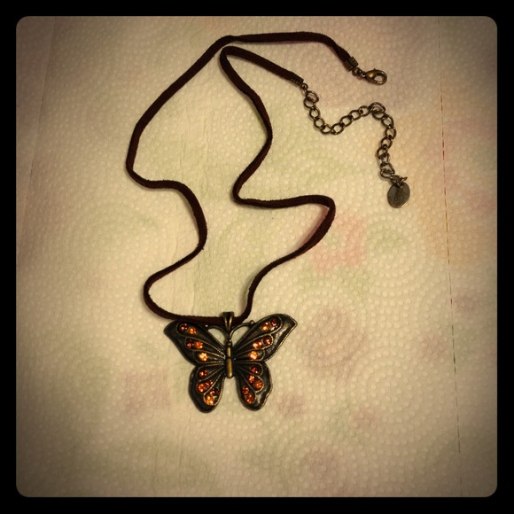 Claire's Butterfly necklace