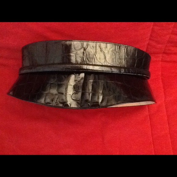 Leather vintage corset style belt