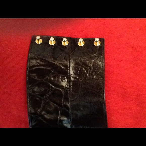 Leather vintage corset style belt main image 4