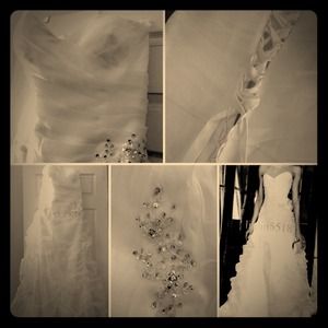 Organza A-Line Gown Wedding Dress