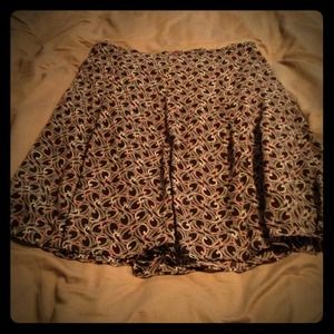 Knee length flowy skirt