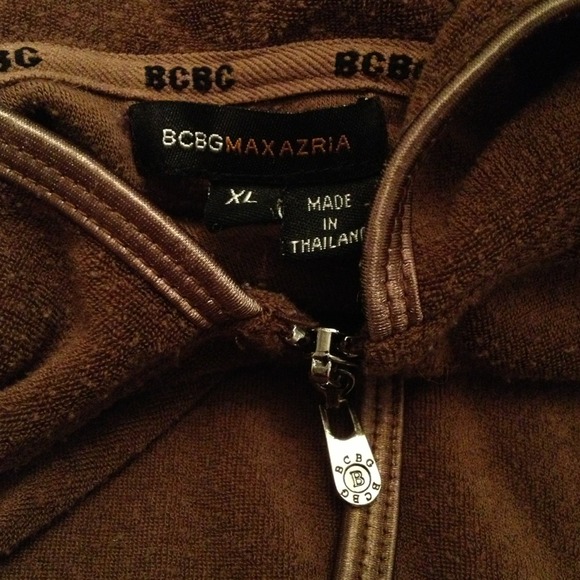 BCBG track zip up hoodie jacket! - Picture 3 of 4