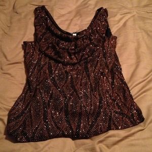 Sparkly tank top
