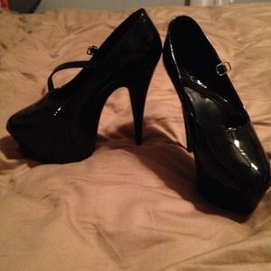 Mary Jane style heels
