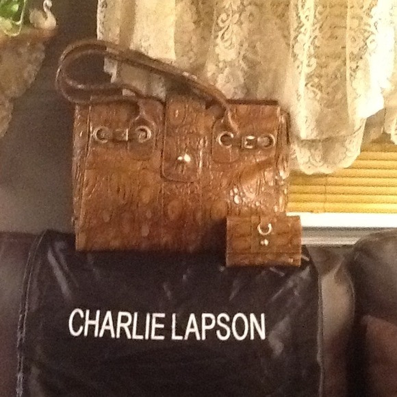Charlie Lapson Hand Bag& Wallet.👜👛🌟Final Price