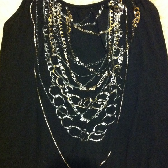 Chain print halter banded bottom top - Picture 2 of 3