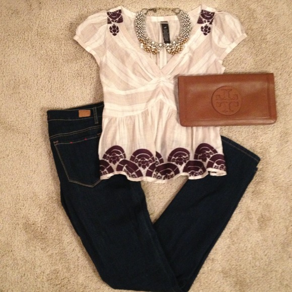 Anthropologie Tops - Super Cute Anthropologie Blouse!! Reserved