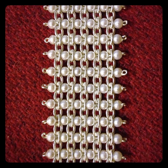 BEAUTIFUL SIGNED NAPIER PEARLS & SILVER BRACELET - Picture 1 of 3