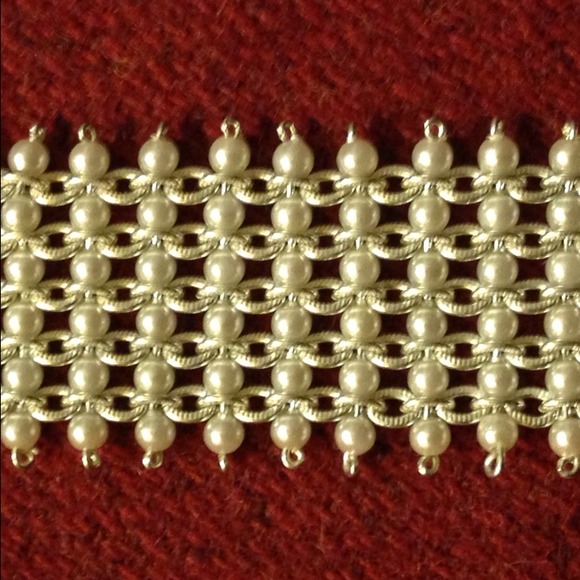 BEAUTIFUL SIGNED NAPIER PEARLS & SILVER BRACELET - Picture 3 of 3