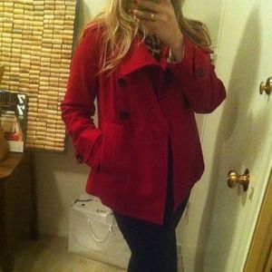 GAP Jackets & Coats - GAP-red peacoat GAP Jackets & Coats - GAP-red peacoat