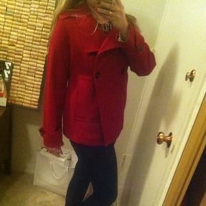 GAP Jackets & Coats - GAP-red peacoat GAP Jackets & Coats - GAP-red peacoat