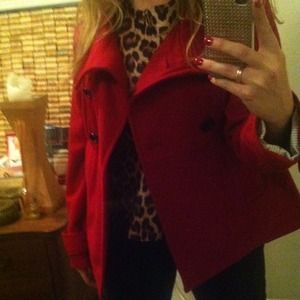 GAP Jackets & Coats - GAP-red peacoat GAP Jackets & Coats - GAP-red peacoat
