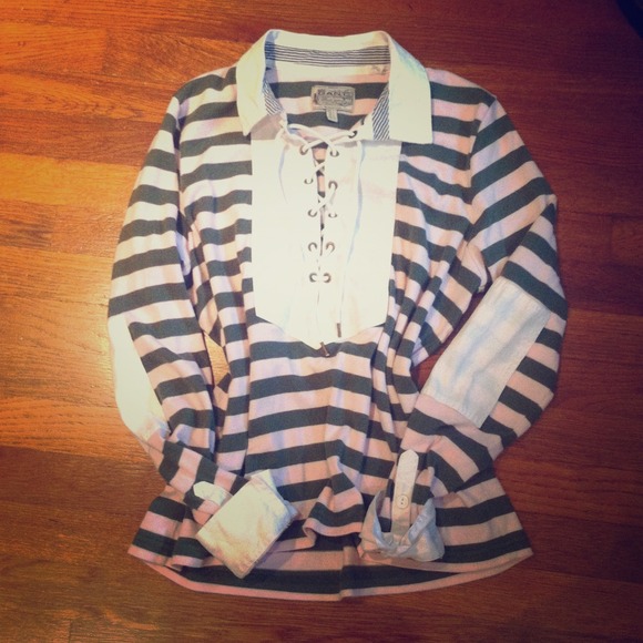 GANT women's cute striped polo