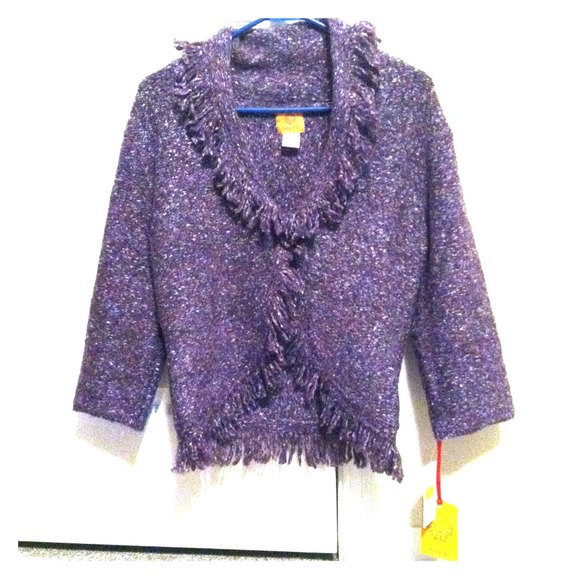 *sold* Ruby Rd Purple Sweater Size S