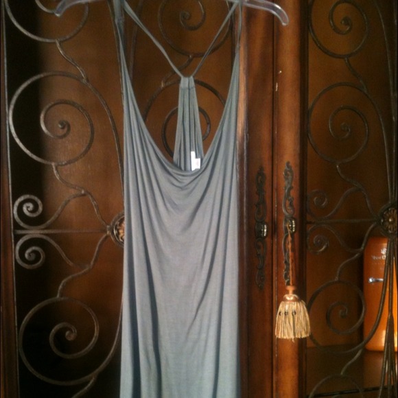 Xhilaration gray tank dress.
