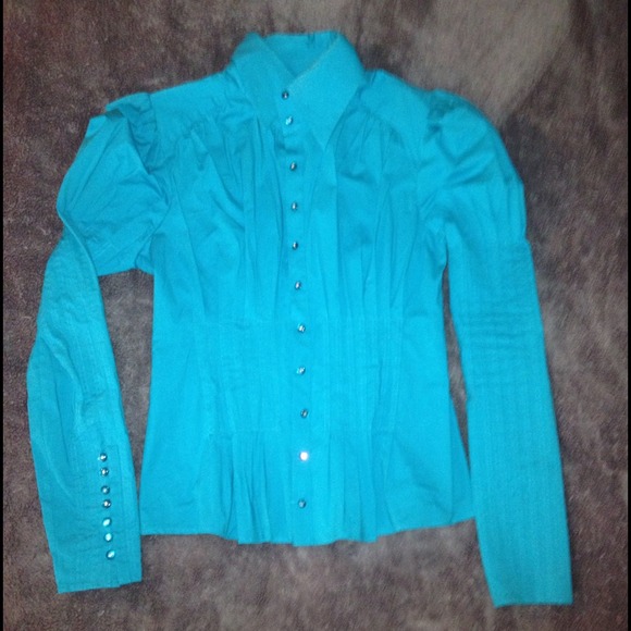 Bebe teal top