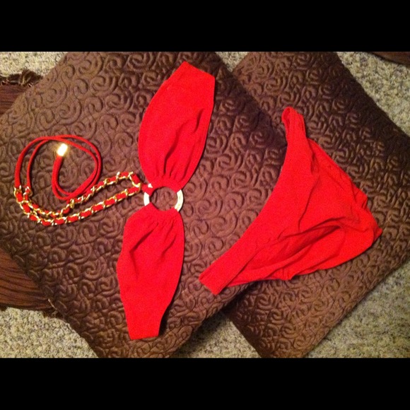AUTHENTIC Michael Kors bandeau bathing suit.