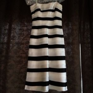 Black and white BCBG MaxAzria Dress