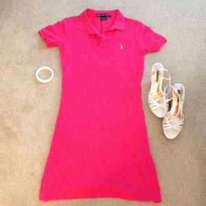 Ralph Lauren Dresses & Skirts - Hot Pink Polo Dress Ralph Lauren Dresses & Skirts - Hot Pink Polo Dress