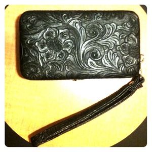 ***SOLD!!!***Floral IPhone case/wallet/wristlet