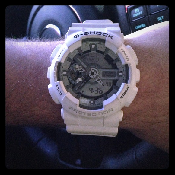 G-shock white watch