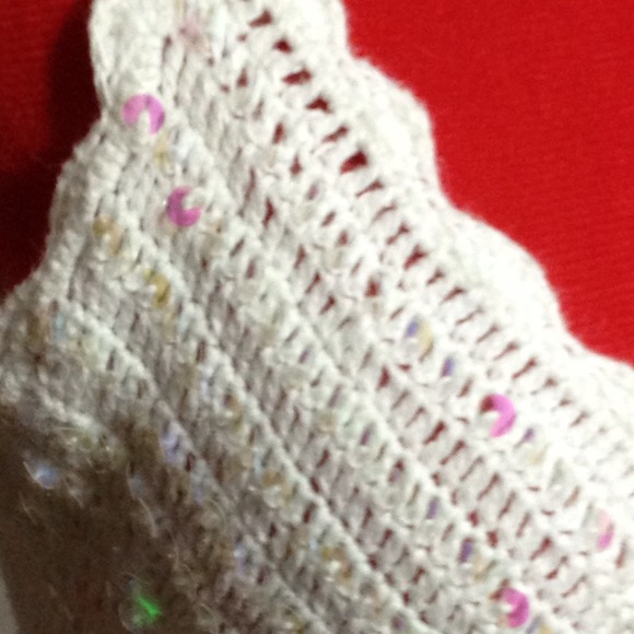 White Crocheted Top - Picture 2 of 3