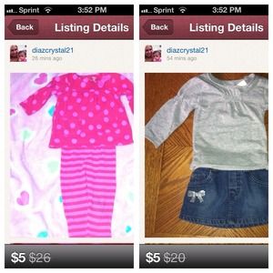 5outfits & one pair of boots.