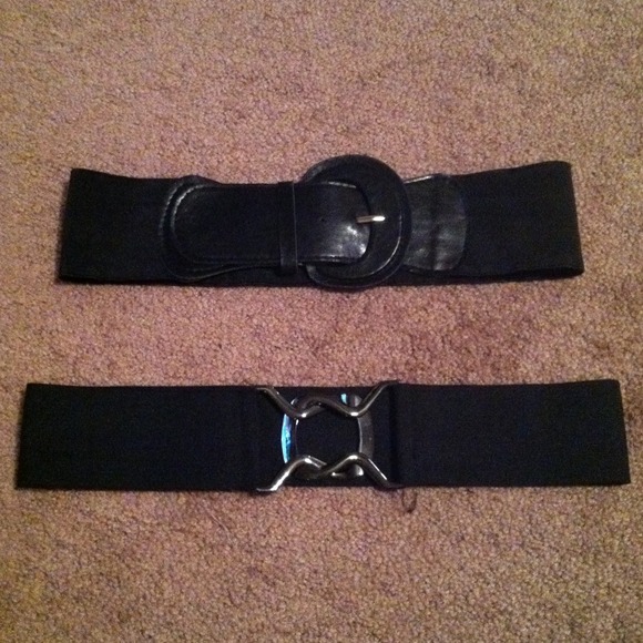SOLD Lot of 2 black belts size large
