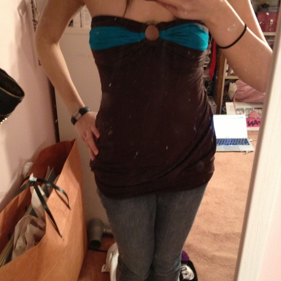 *REDUCED**Brown tub top Sz S