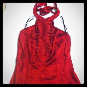 BEBE classy halter,xlent cond perfect 4 holidays.