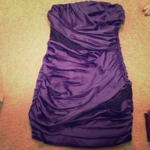 **SOLD**Satin & Lace Dress