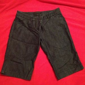 Denim editor shorts.