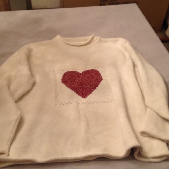 Valentine Red Heart Sweater