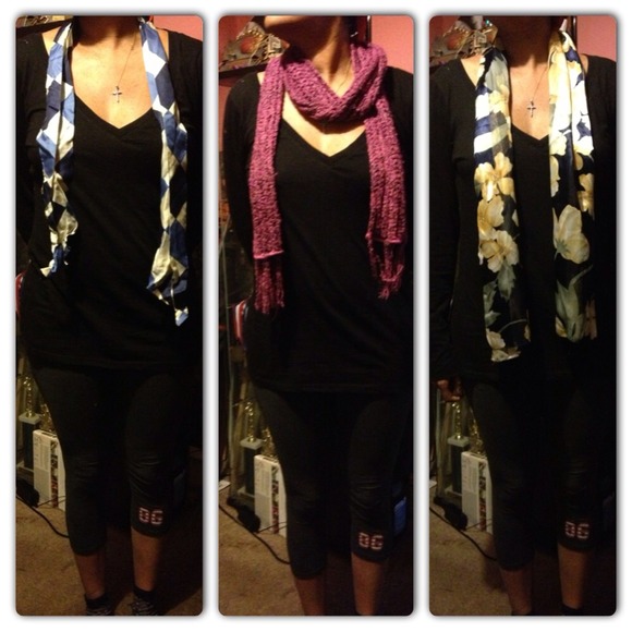 6 scarfs bundle