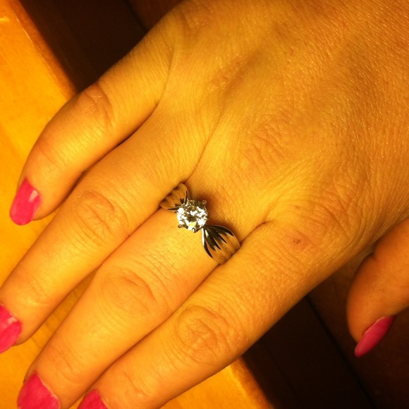 Awesome NEW ring with cubic zirconia stone.