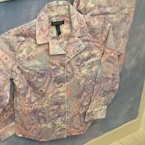 Lauren by RL 100% cotton ladies pajamas