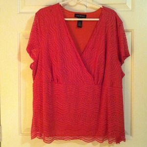 Gorgeous Salmon color top