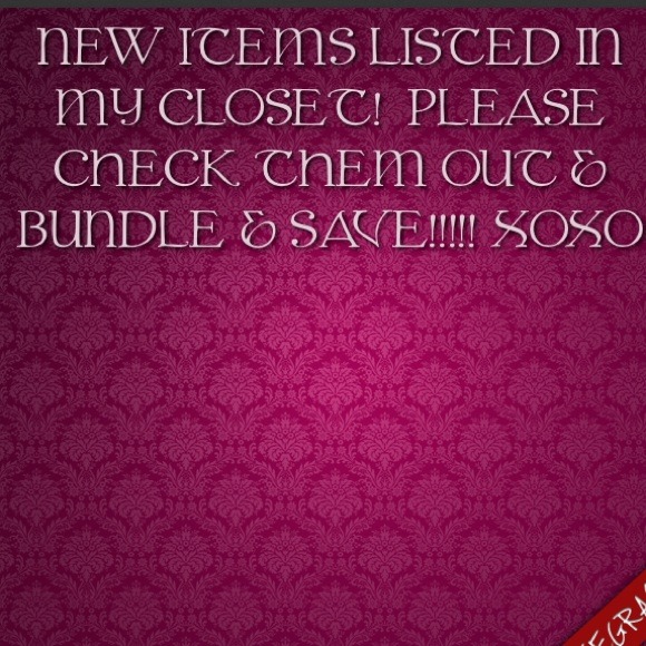 New items listed and old items reduced!