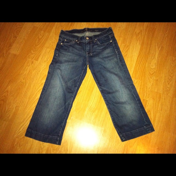 7 for all mankind Dojo capri size 26